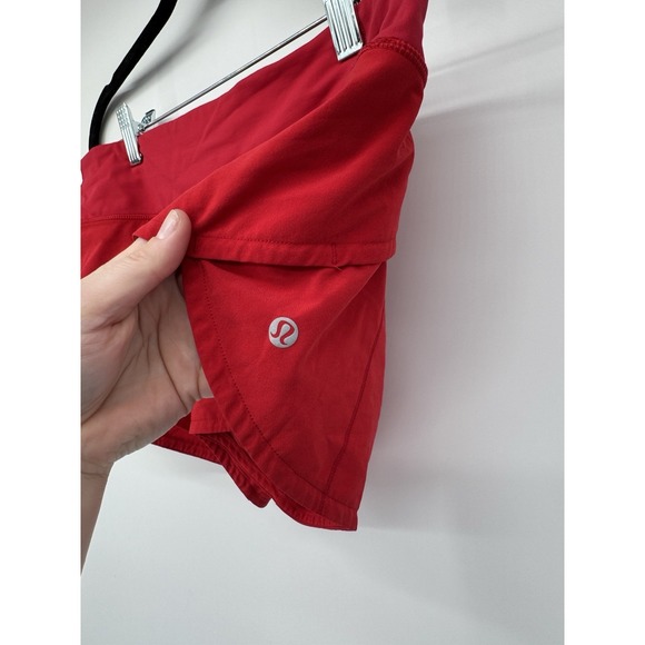 Lululemon Speed Up 2.5" Shorts Women's 6 Red Athletic Lined Active gym - Picture 3 of 10
